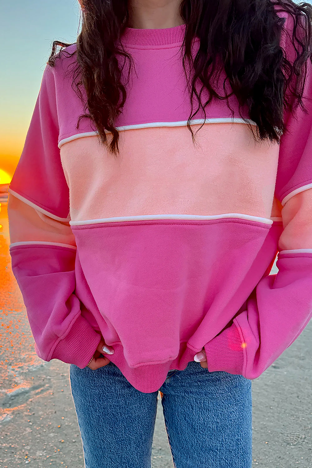 Brooklynn – Women's Colorblock Patchwork Sweatshirt