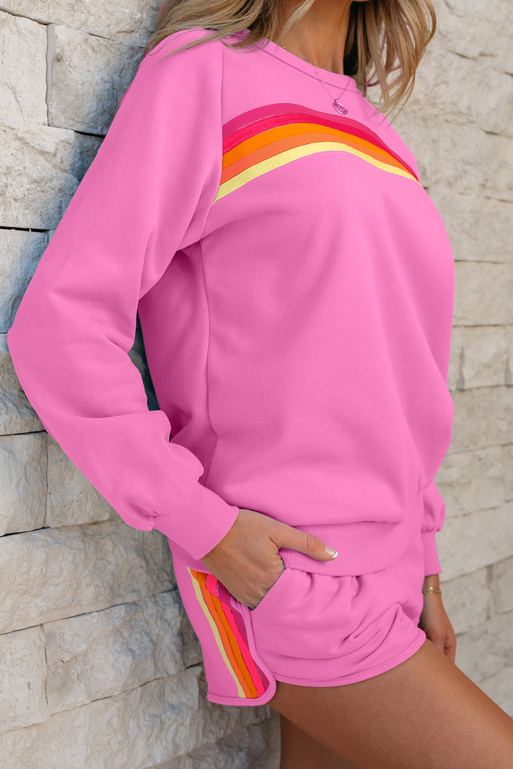 Milani – Pullover and Shorts Two-Piece Casual Set
