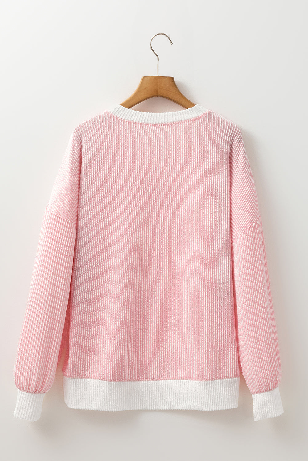 Ana – Stylish Colorblock Knit Drop Shoulder Top