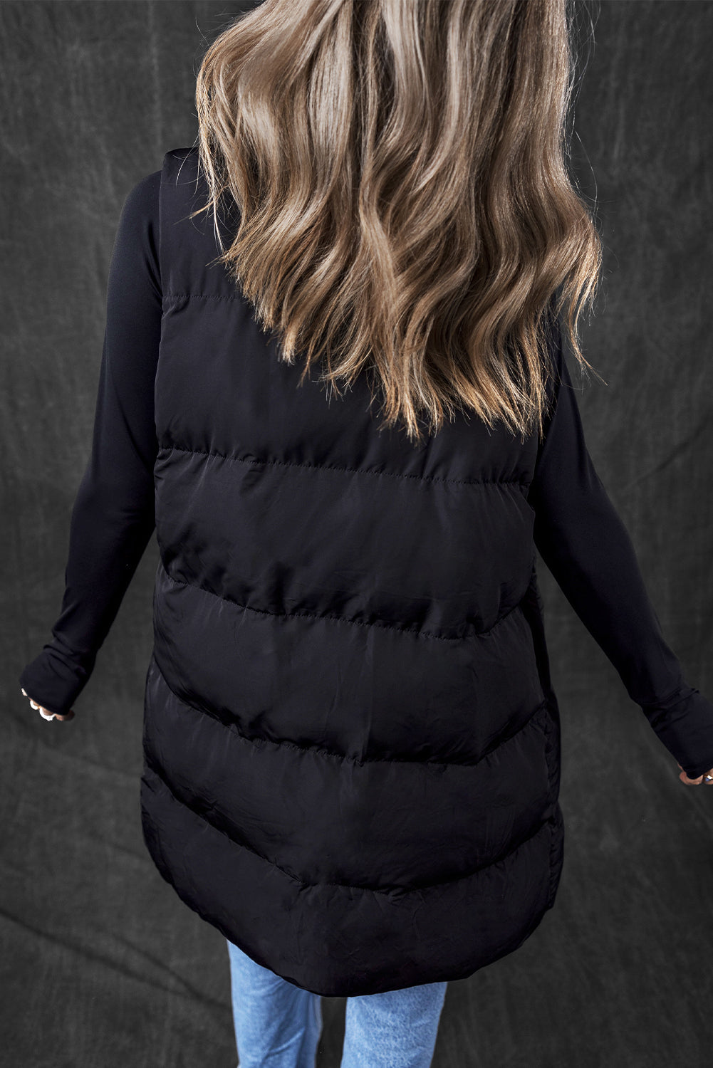 Francesca – Women's Longline Windproof Puffer Vest
