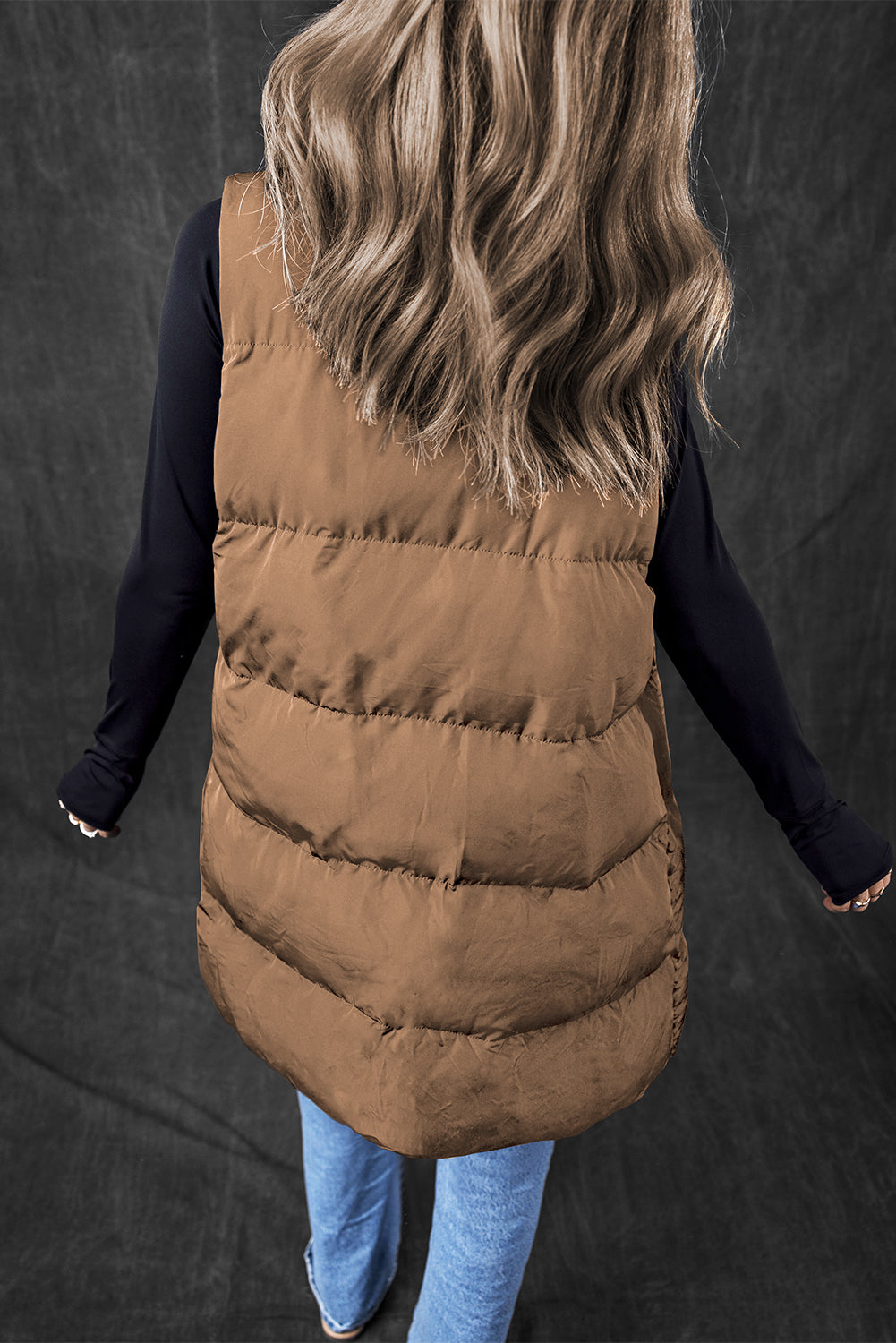 Francesca – Women's Longline Windproof Puffer Vest