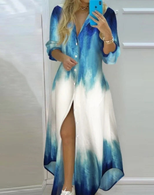 Chloe – Long Sleeve Maxi Dress