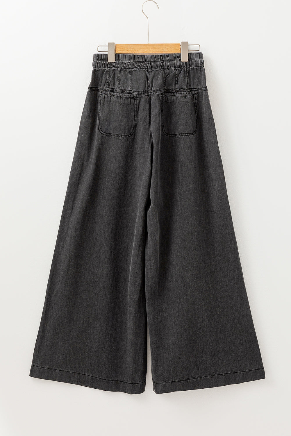 Malia – Button Fly Waist Wide Leg Jeans