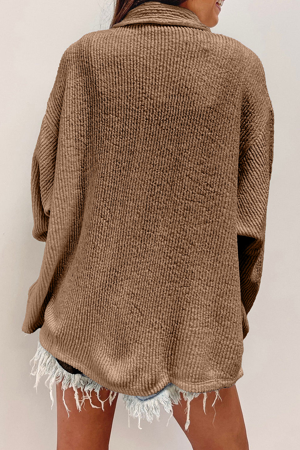 Viviana – Women's Corduroy Long Sleeve Shacket