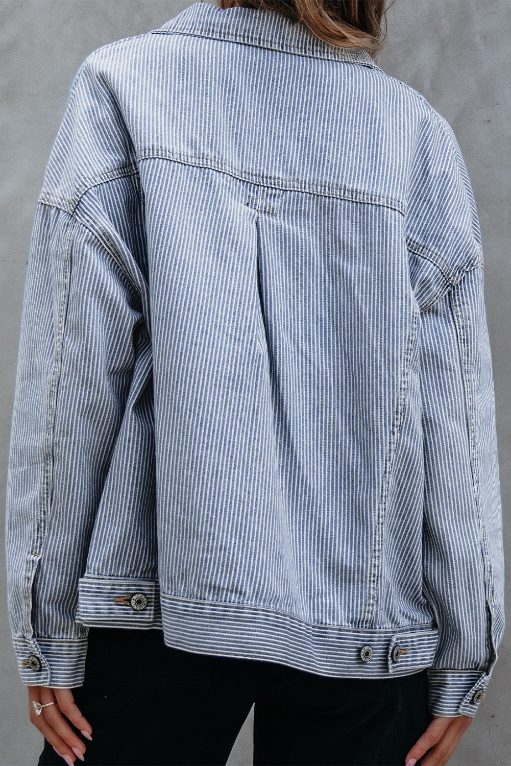 Daniela – Autumn Lapel Denim Jacket