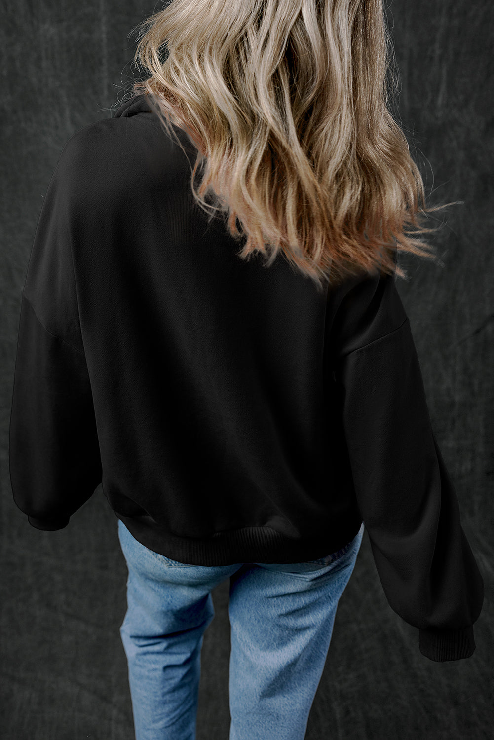 Joanna – Zip-Up Stand Neck Sweatshirt