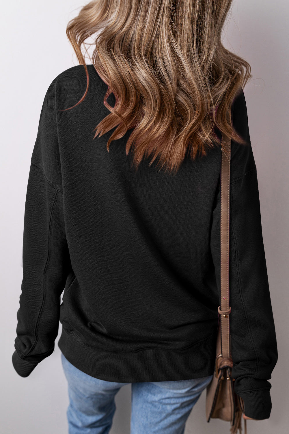 Fatima – Pocketed Drop Shoulder Sweatshirt