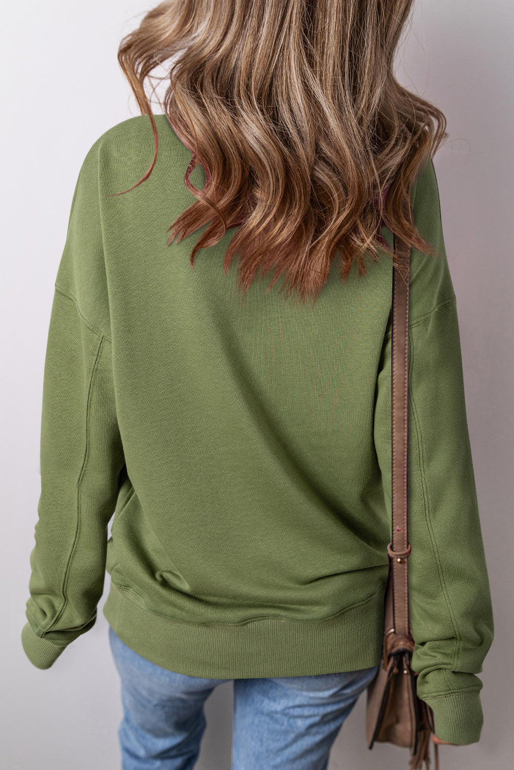 Fatima – Pocketed Drop Shoulder Sweatshirt