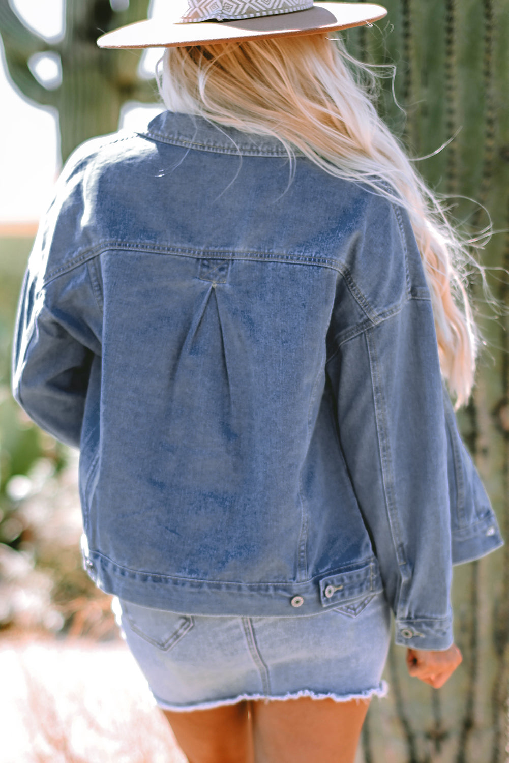 Daniela – Autumn Lapel Denim Jacket