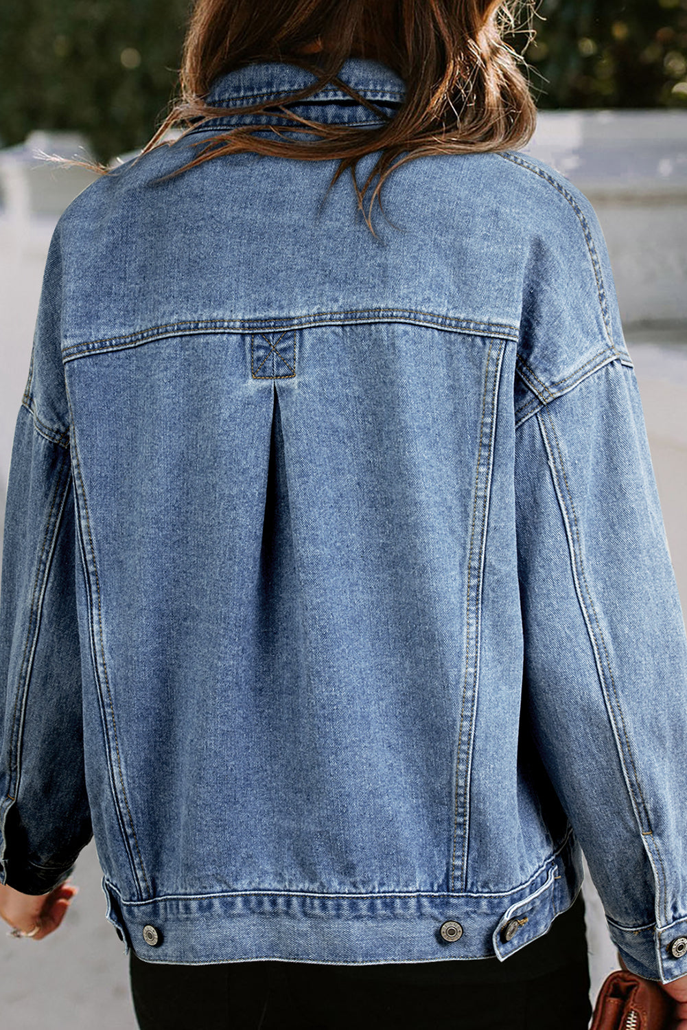 Daniela – Autumn Lapel Denim Jacket