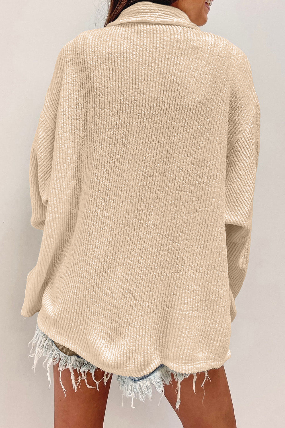Viviana – Women's Corduroy Long Sleeve Shacket