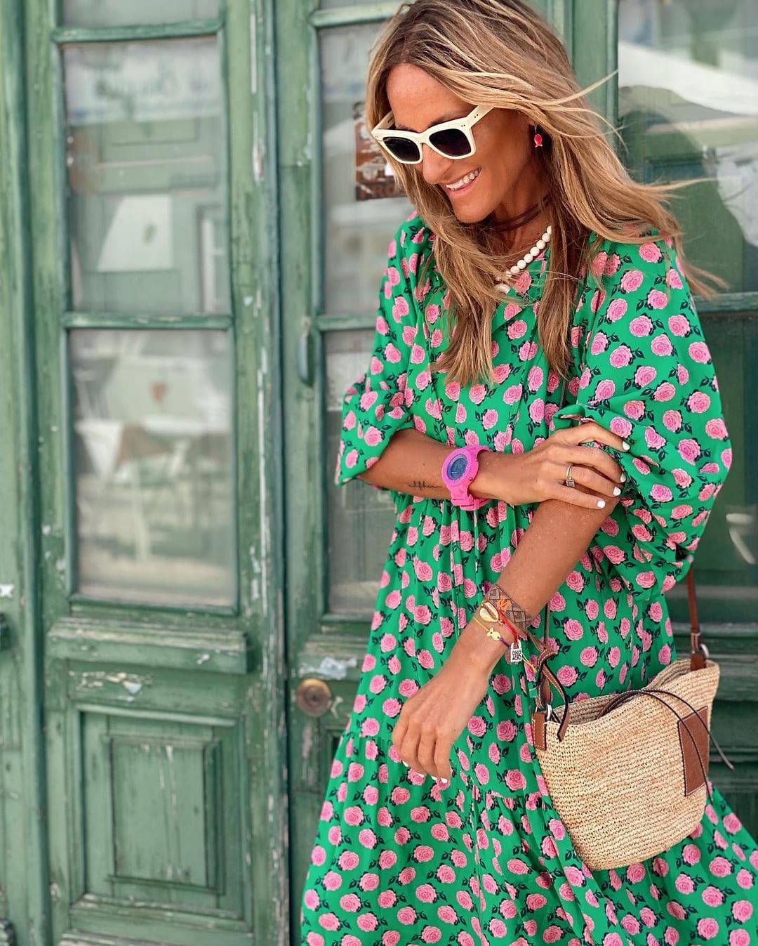 Harper – Vibrant Summer Maxi Dress with a Lively Print