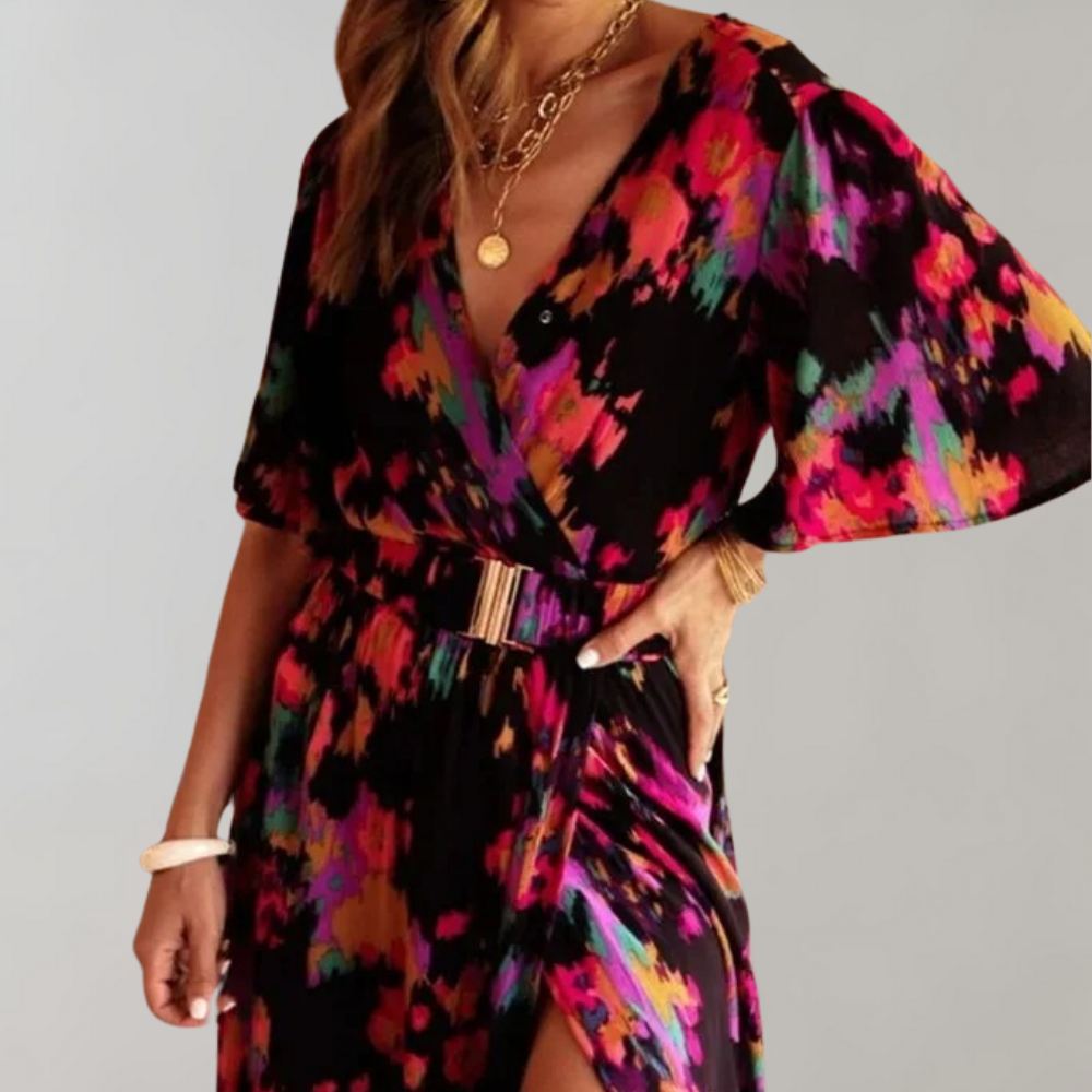 Noelle - Chic Maxi Wrap Summer Dress