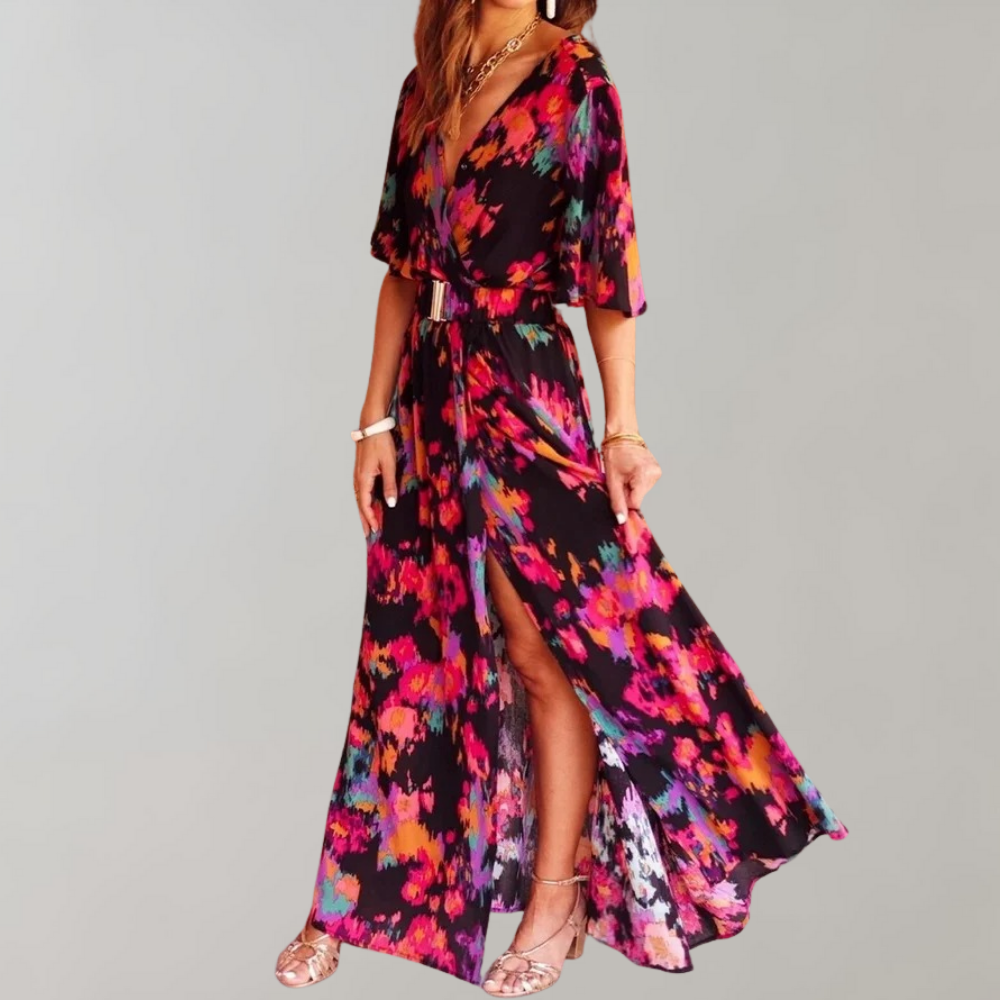 Noelle - Chic Maxi Wrap Summer Dress