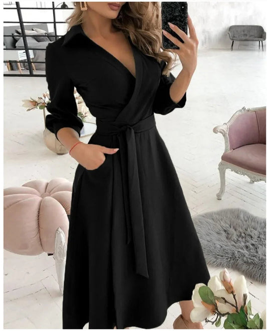 Gertrude - Elegant Wrap Dress