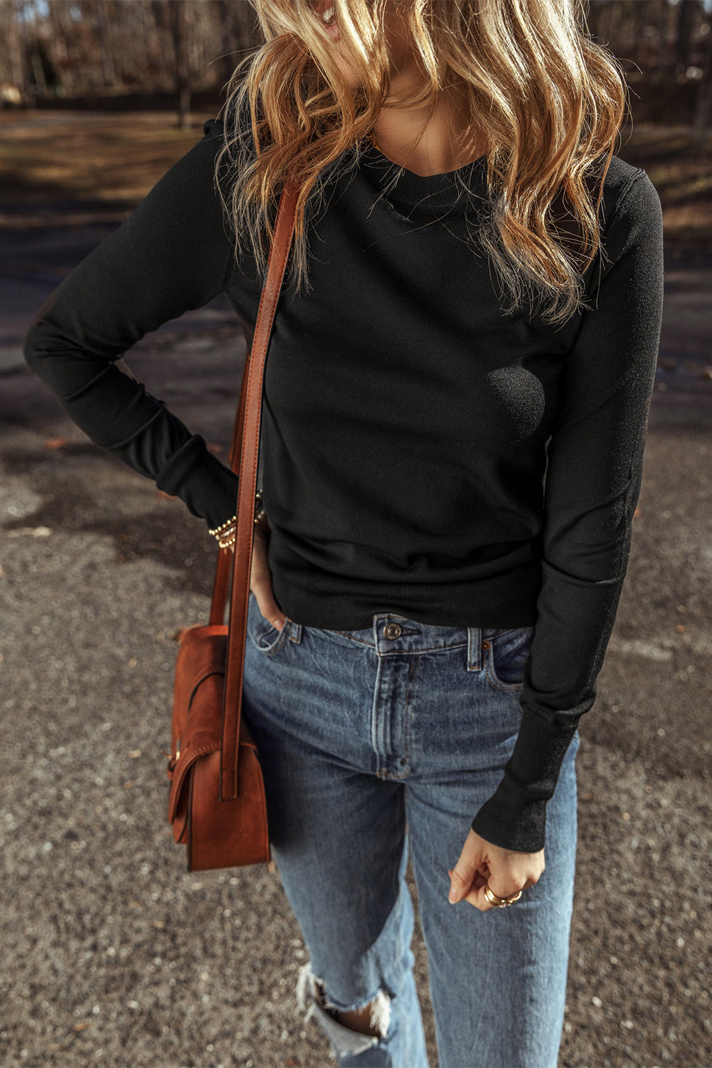 Ariyah – Slim Fit Lightweight Crew Neck Sweater
