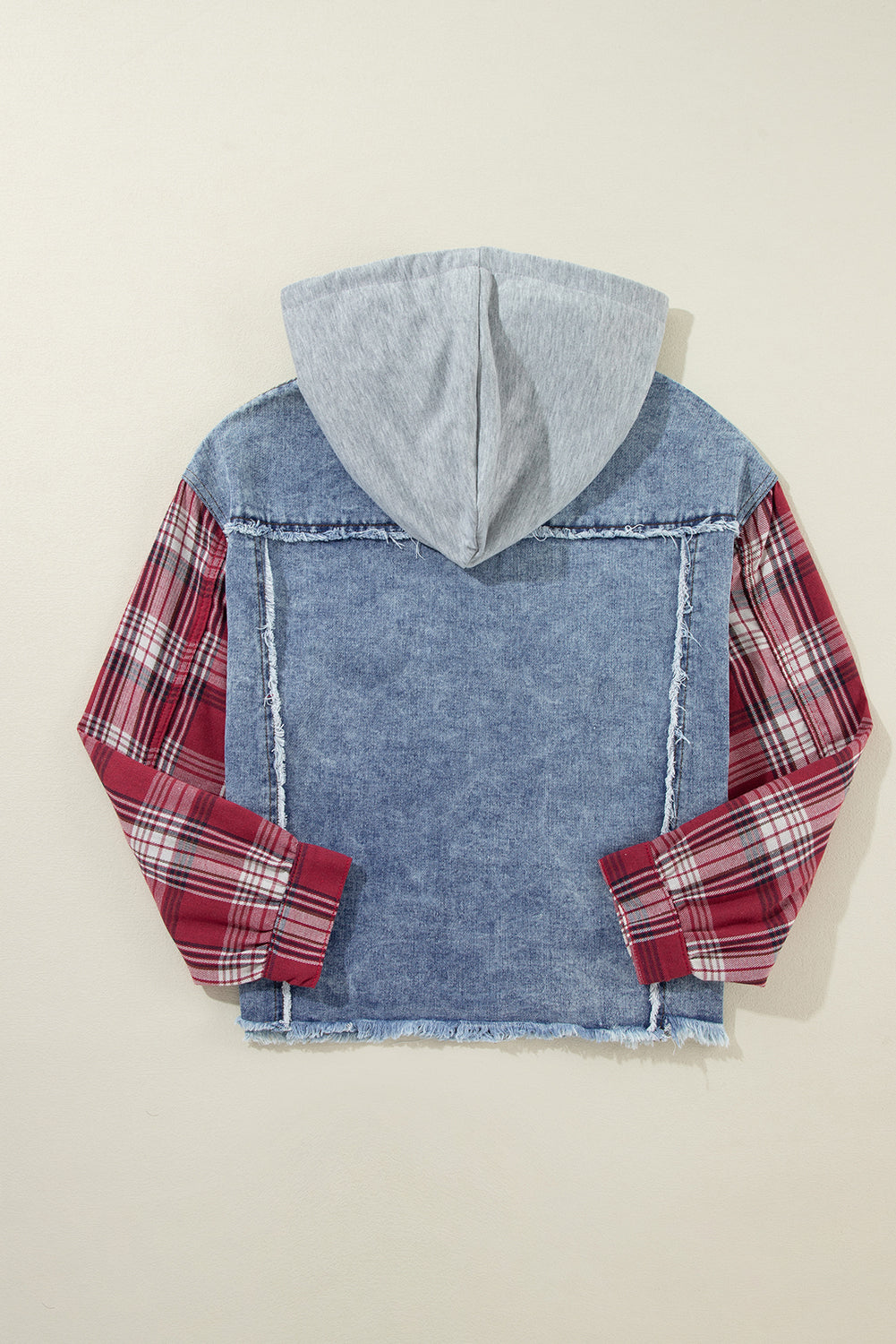Lila – Beau Blue Hooded Denim Jacket